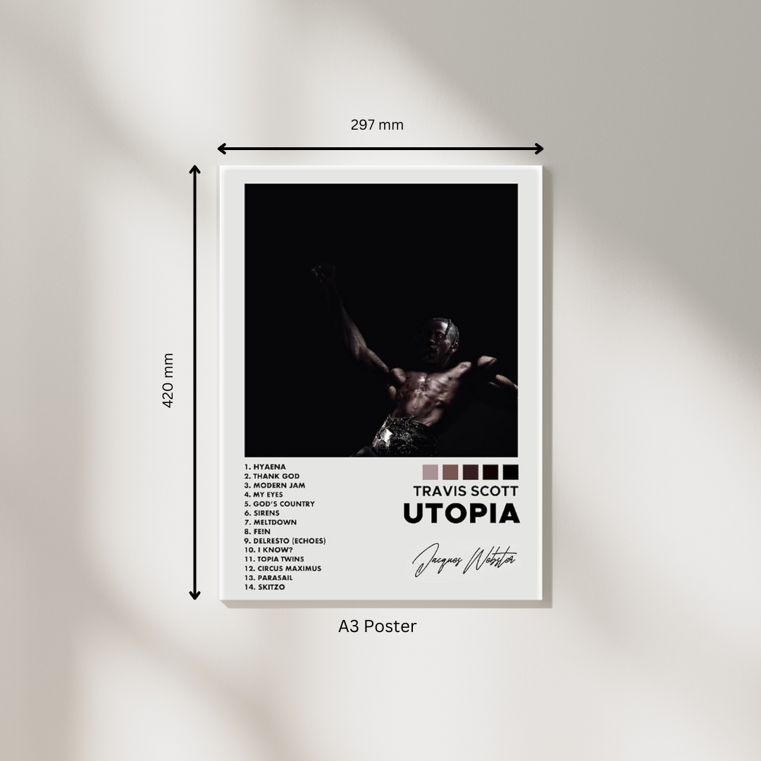 Travis Scott Utopia | Artists Poster