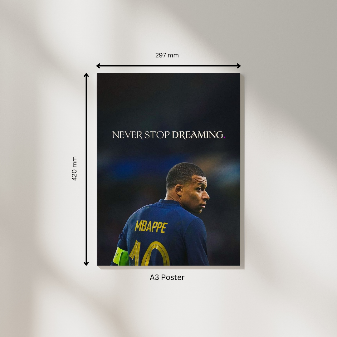 Kylian Mbappé #2 | Sports Poster