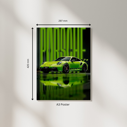 Porsche GT3 #1 | Supercar Poster