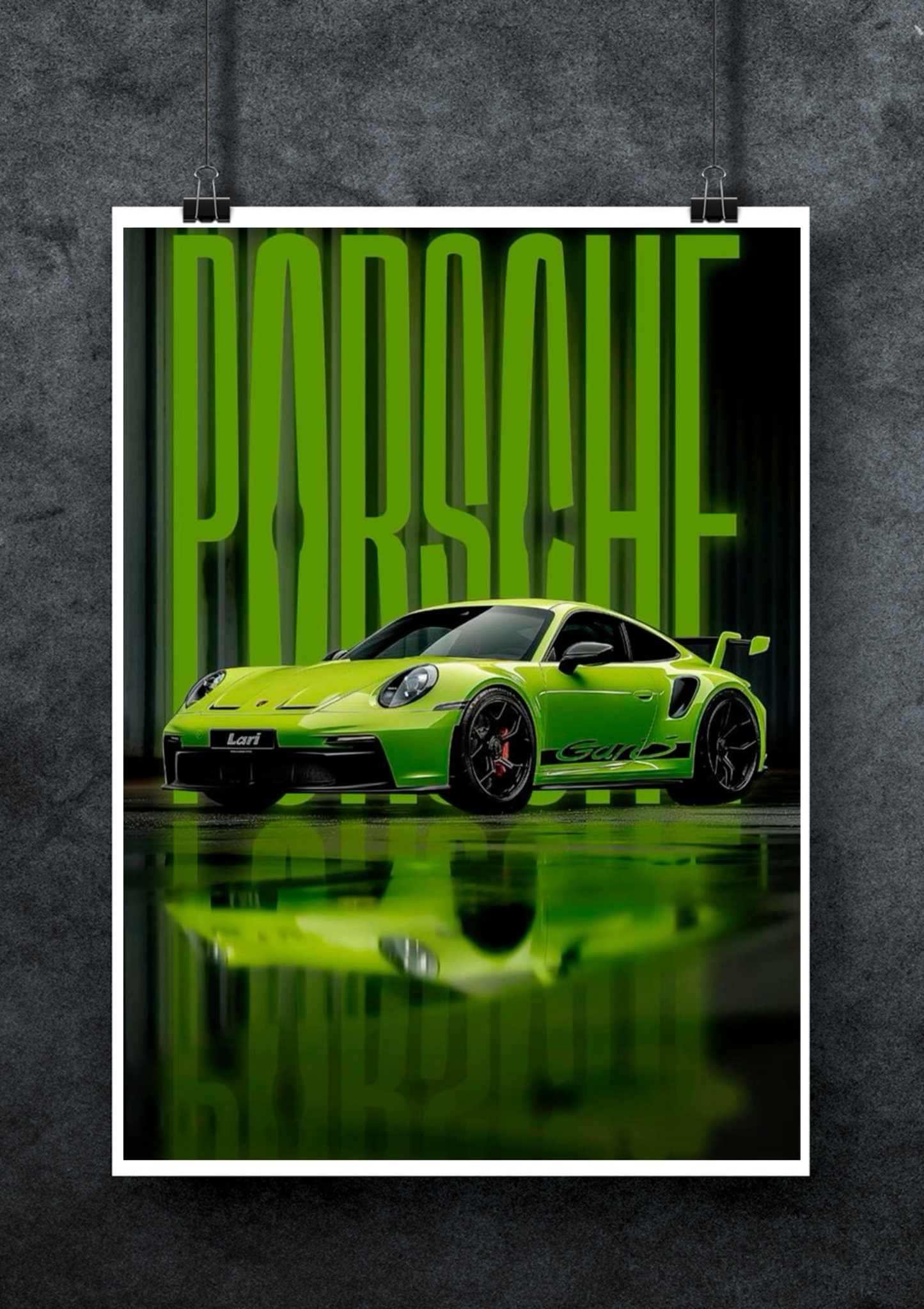 Porsche GT3 #1 | Supercar Poster