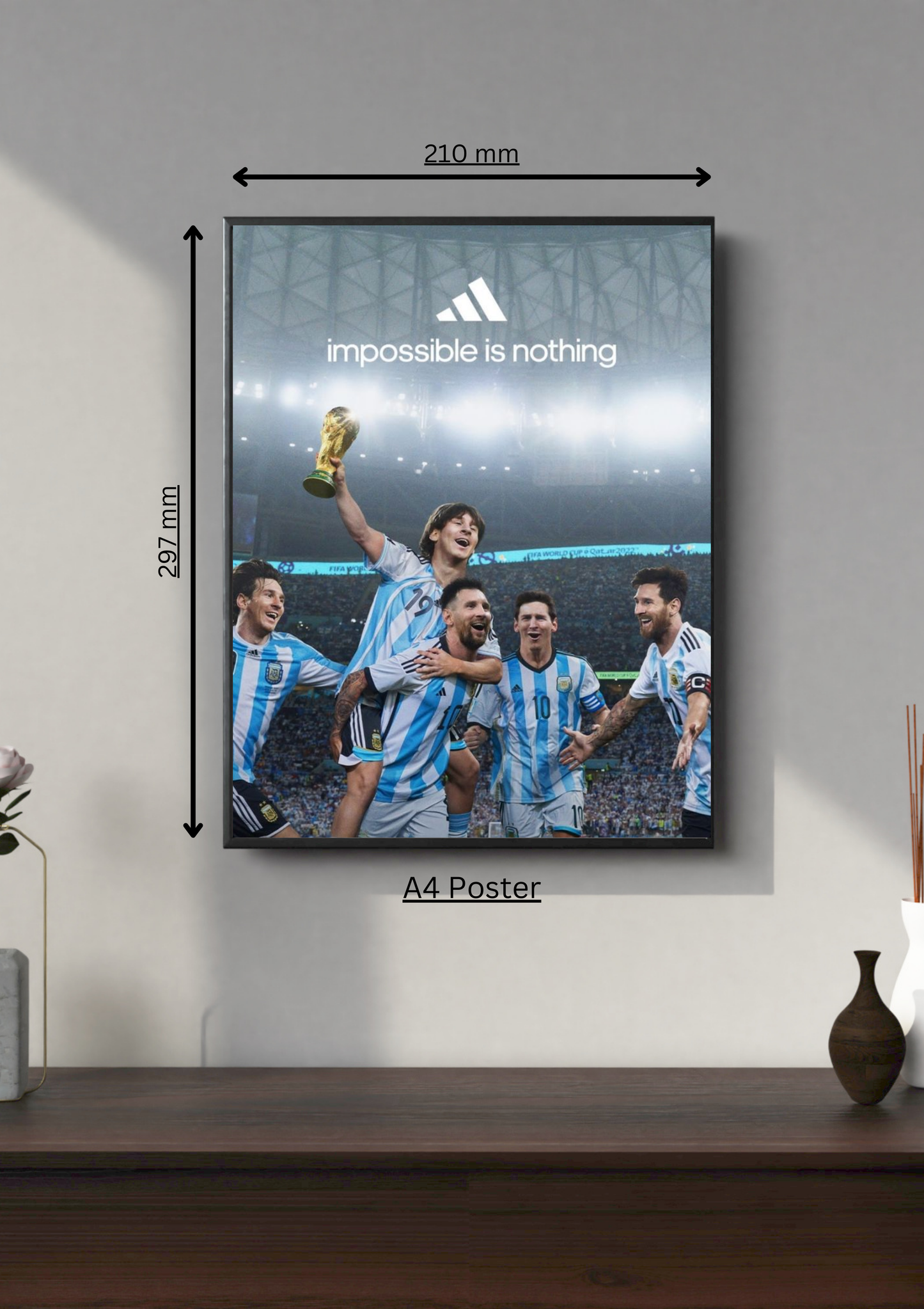 Messi #1 | Sports Poster