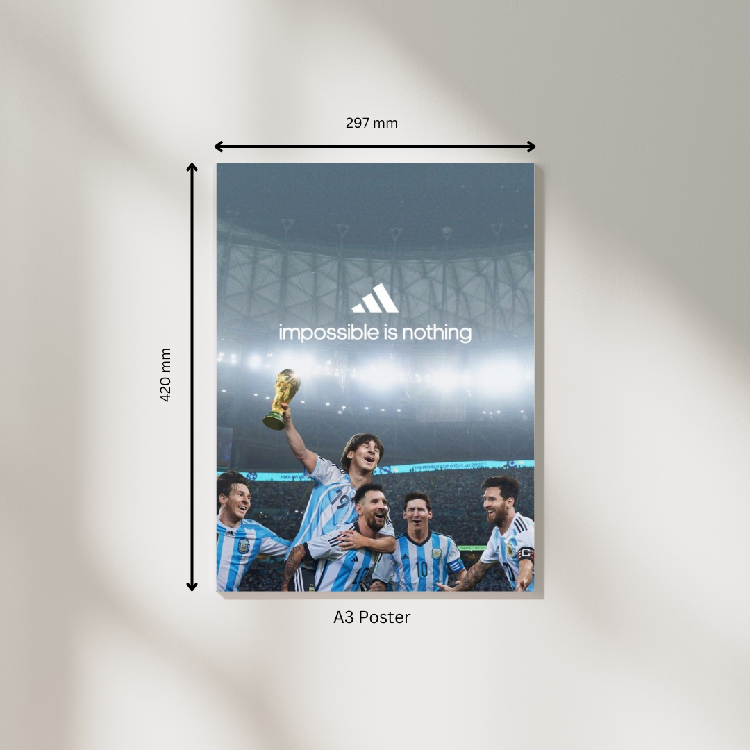 Messi #1 | Sports Poster