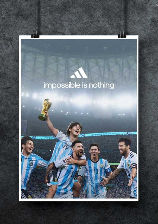 Messi #1 | Sports Poster