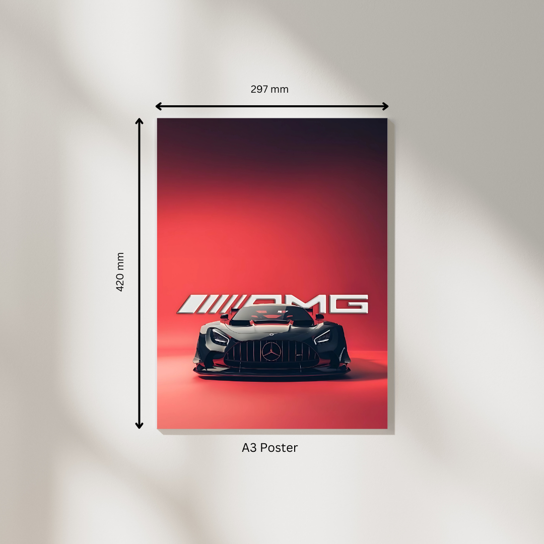 Mercedes AMG GT | Supercar Posters