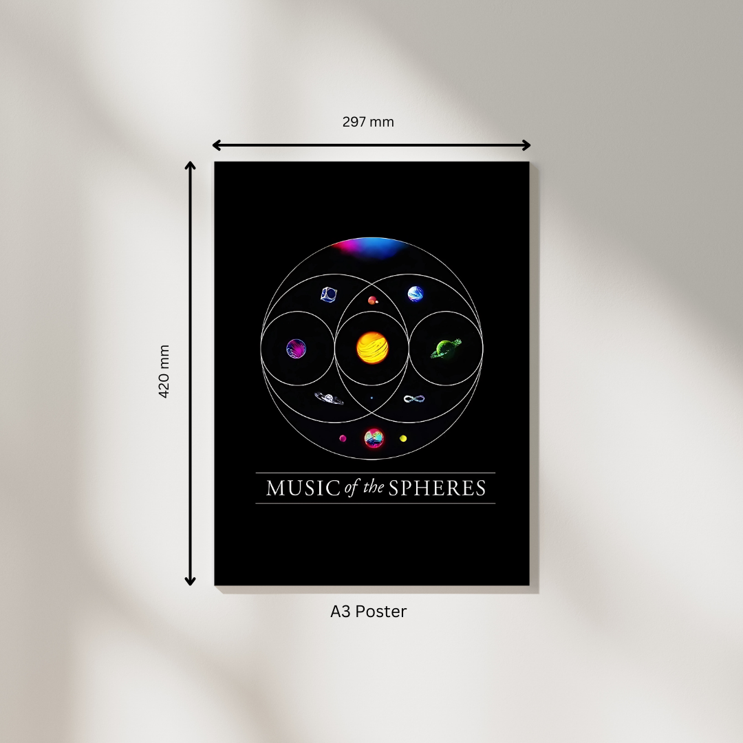 Coldplay Music of The Spheres | Artists Posters