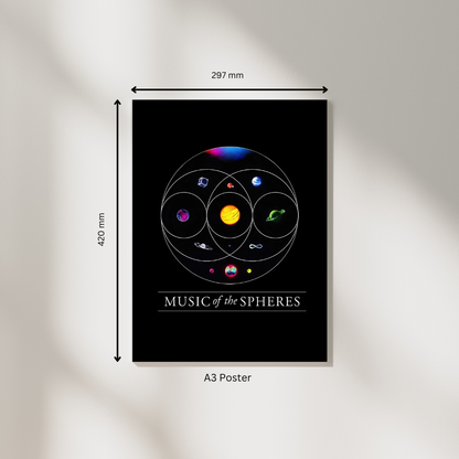 Coldplay Music of The Spheres | Artists Posters