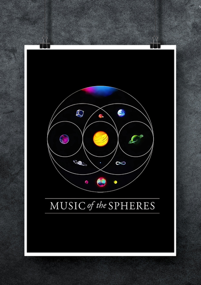 Coldplay Music of The Spheres | Artists Posters