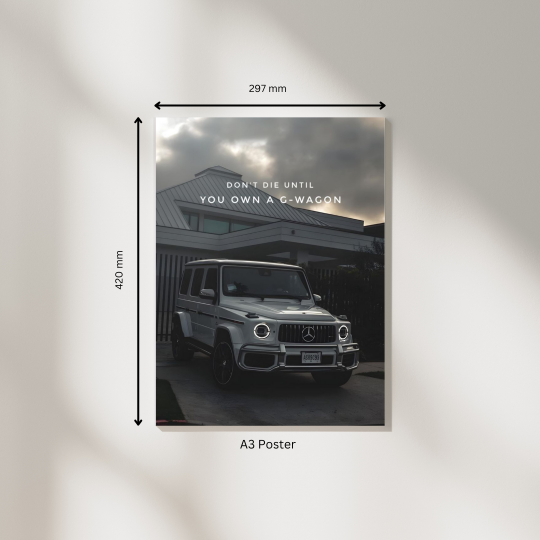 G-Wagon #1 | Supercar Poster