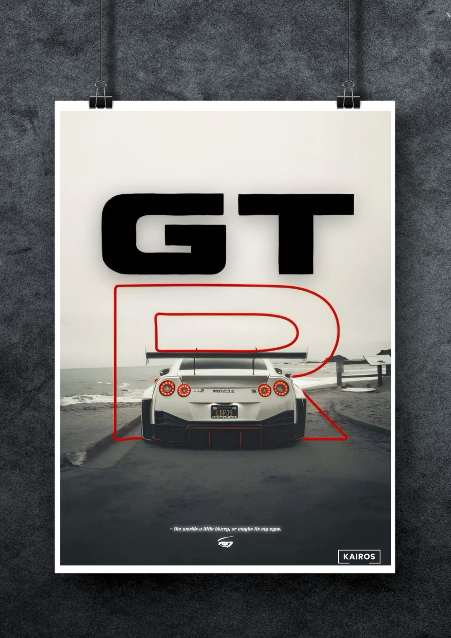 Nissan GTR #2 | Supercar Poster