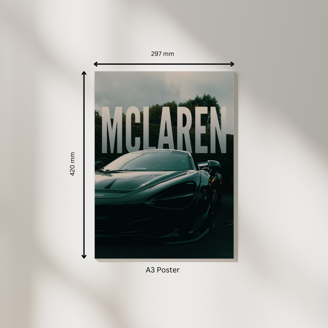 McLaren #2 | Supercar Poster