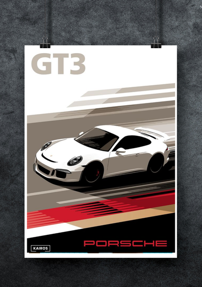 Porsche GT3 #2 | Supercar Poster