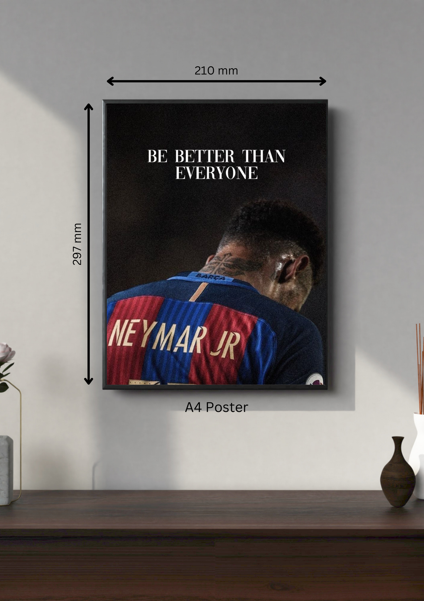 Neymar Jr #1 | Sports Poster