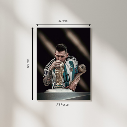 Messi #4 | Sports Poster