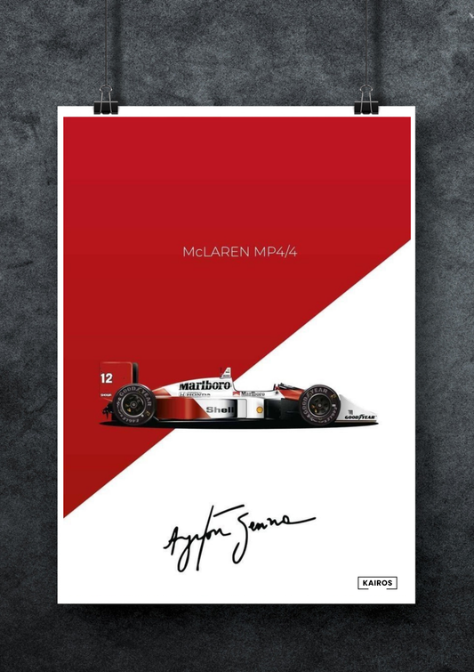 Ayrton Senna #1 | F1 Poster