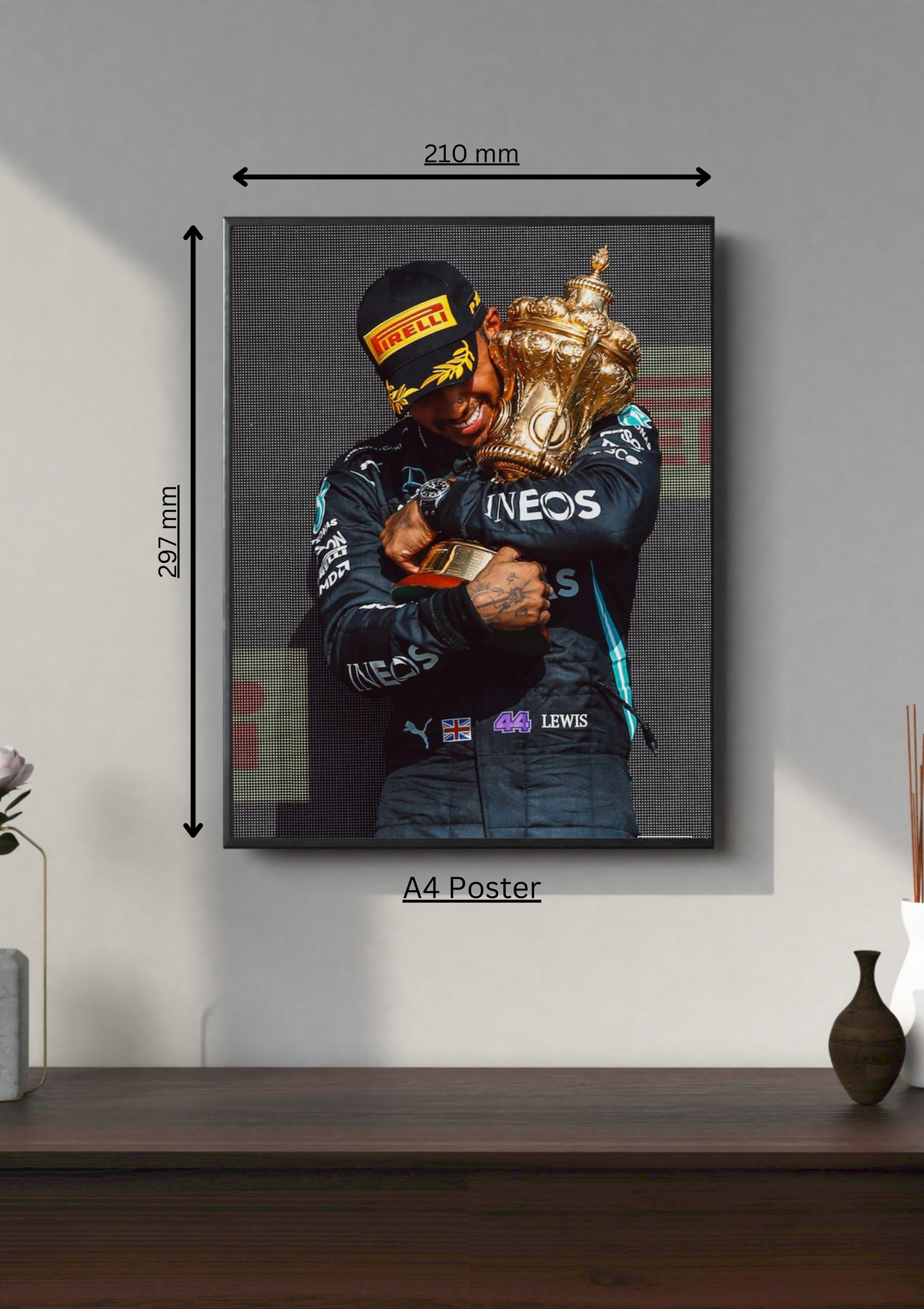 Lewis Hamilton # 1 | F1 Poster