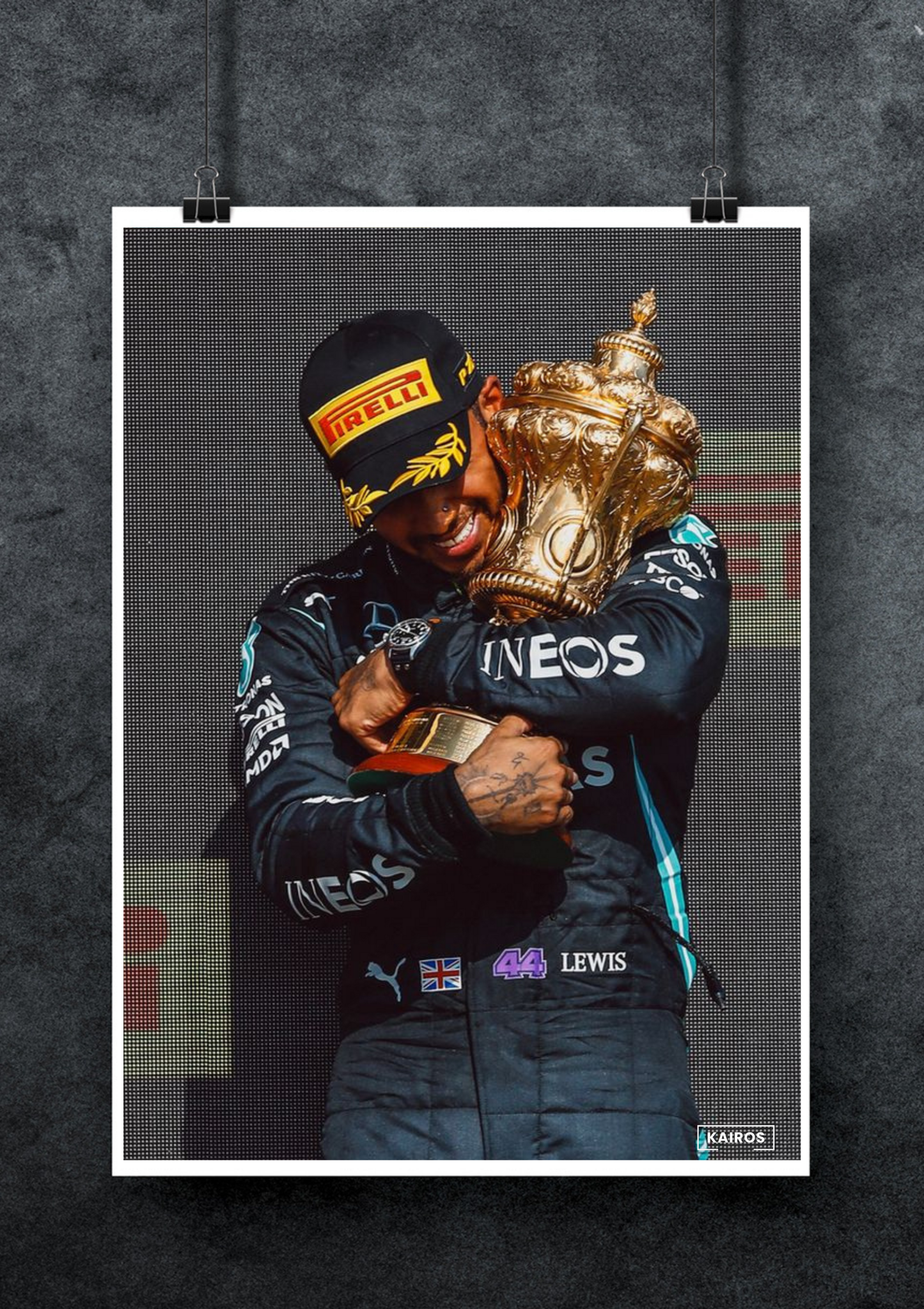 Lewis Hamilton # 1 | F1 Poster