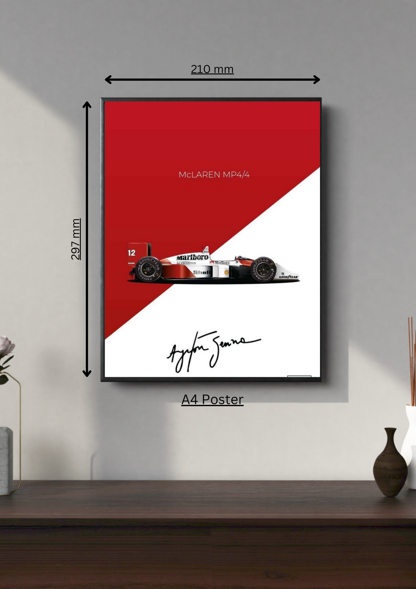 Ayrton Senna #1 | F1 Poster