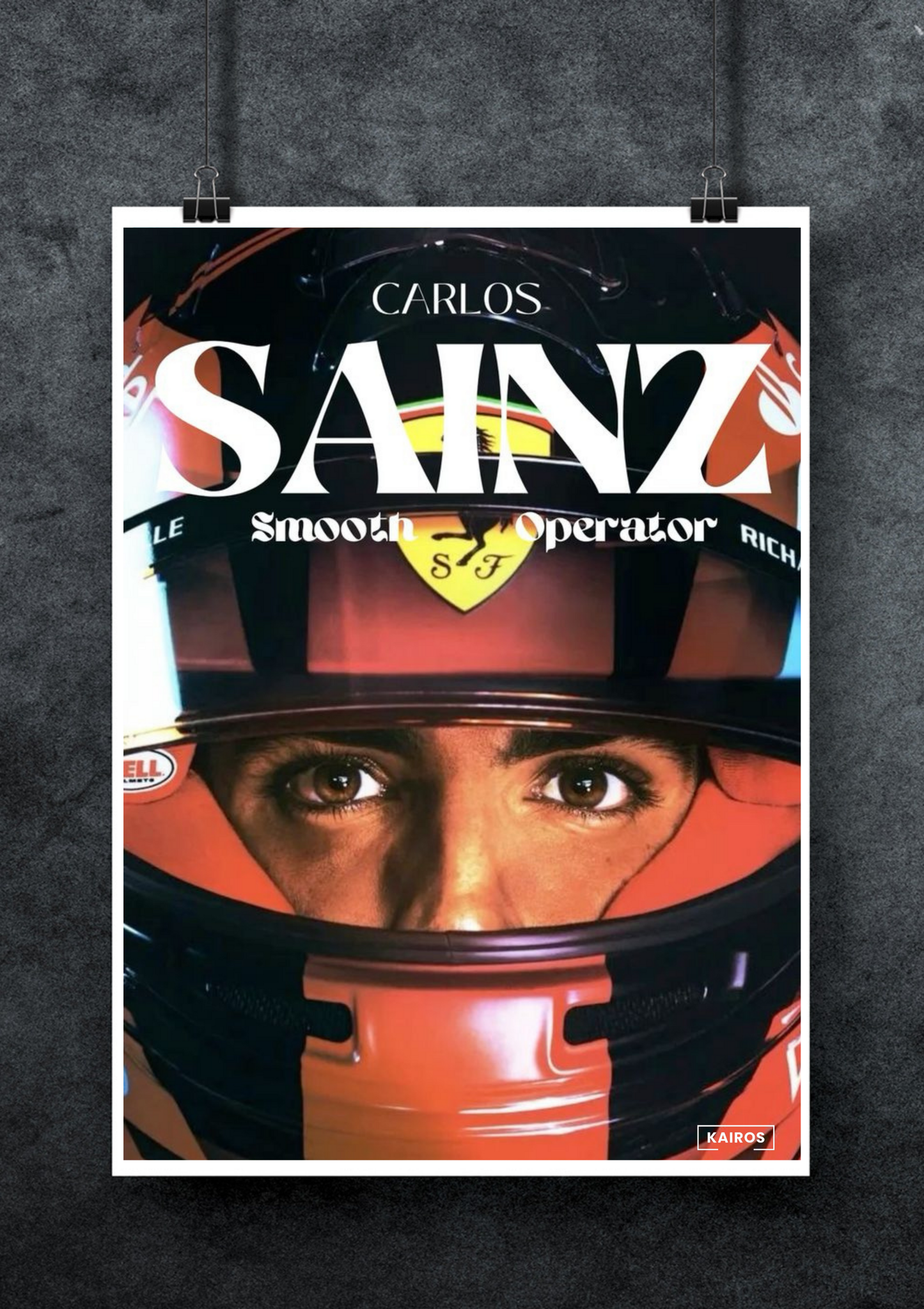 Sainz | F1 Posters