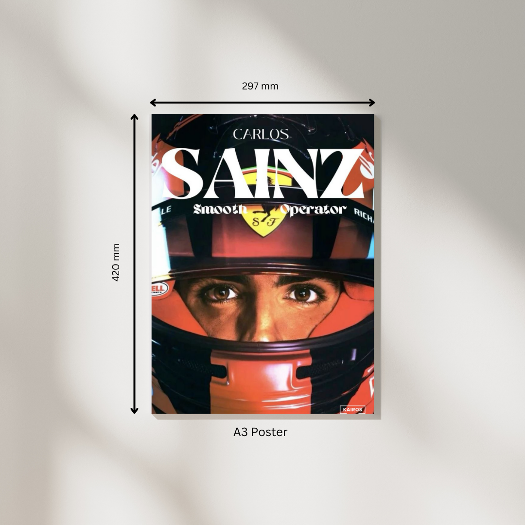 Sainz | F1 Posters