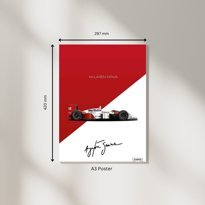 Ayrton Senna #1 | F1 Poster