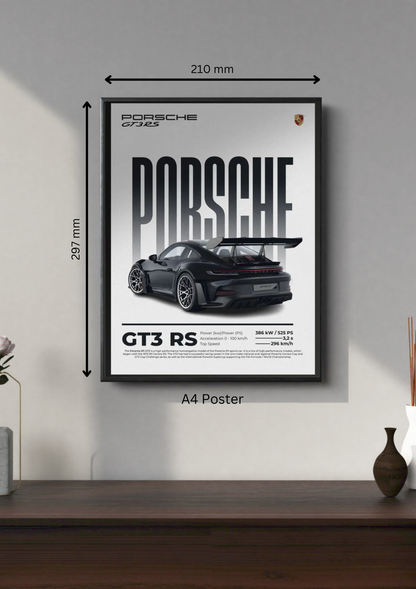 Porsche GT3 RS #1 | Supercar Poster