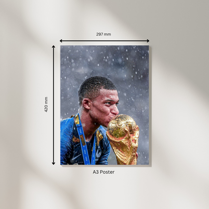 Kylian Mbappé #1 | Sports Poster