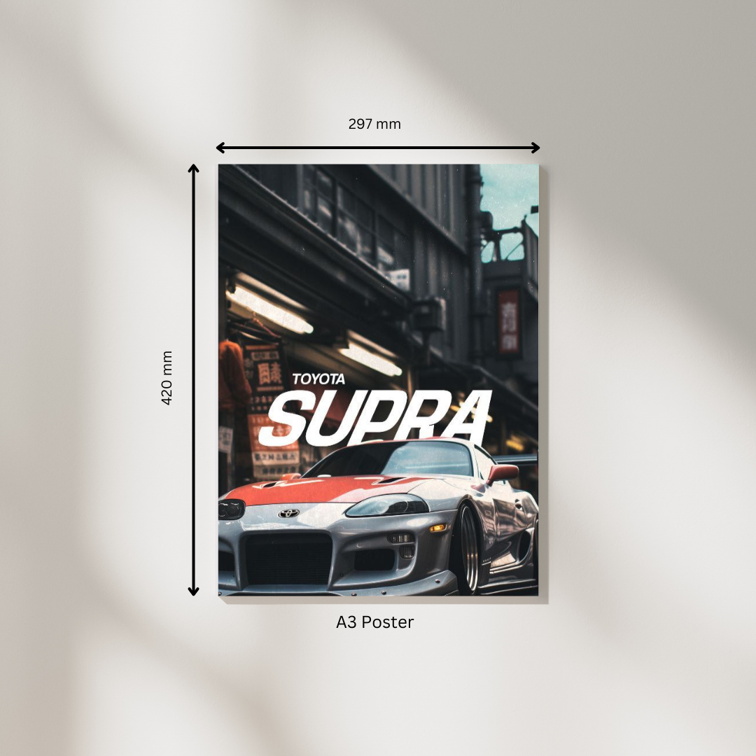 Toyota Supra #1 | Supercar Poster