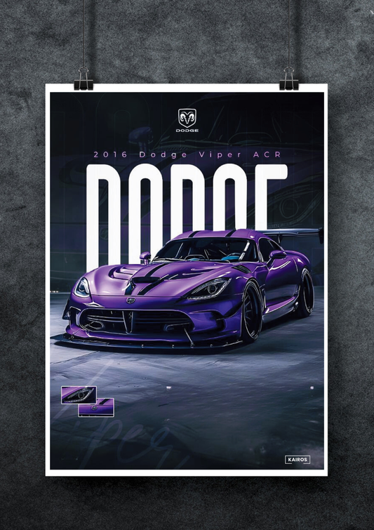 Dodge Viper #1 | Supercar Poster