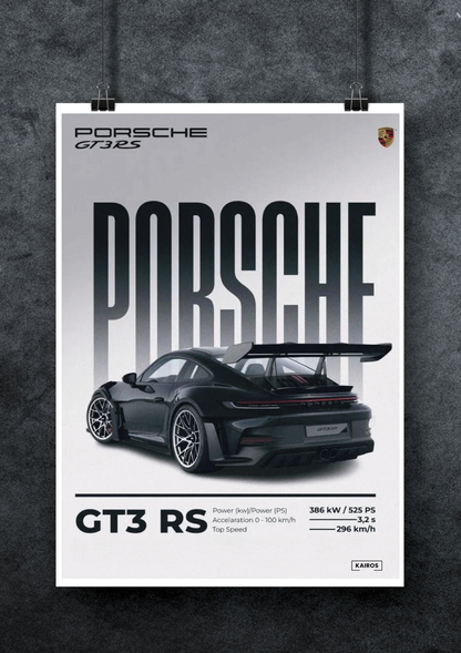 Porsche GT3 RS #1 | Supercar Poster