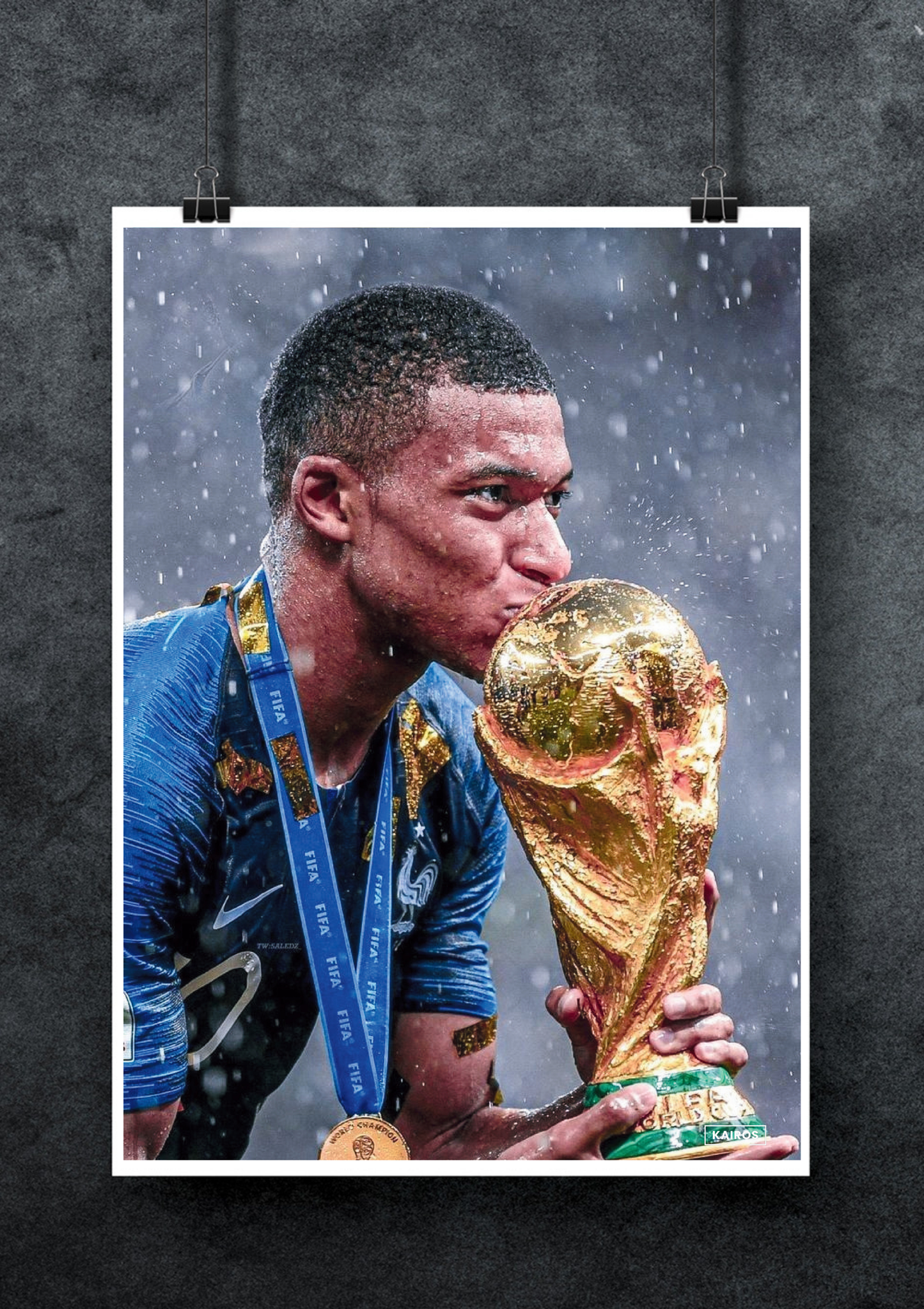 Kylian Mbappé #1 | Sports Poster