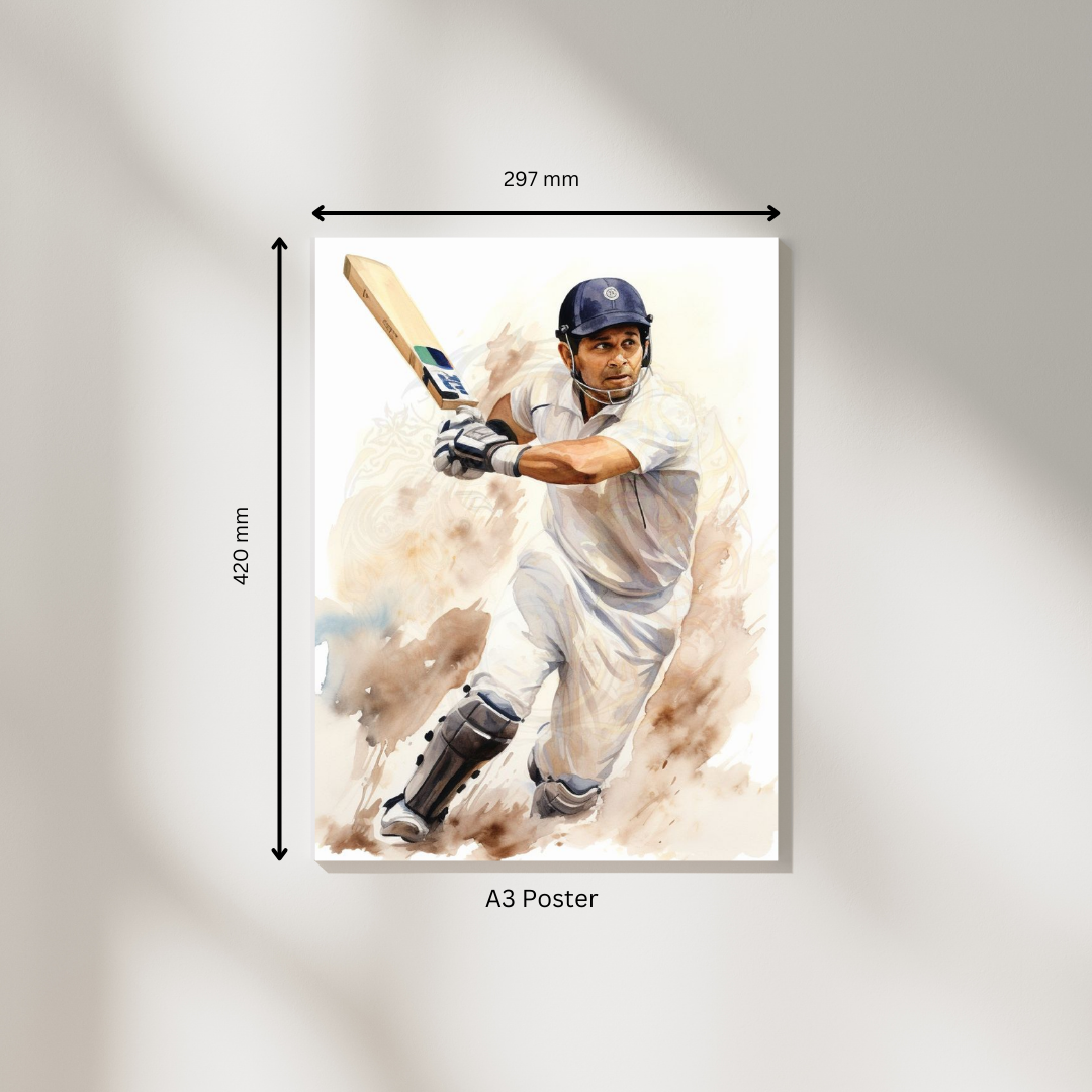 Sachin Tendulkar #2 | Sports Poster