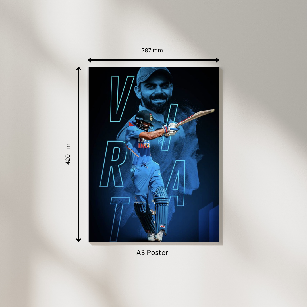 Virat Kohli #3 | Sports Poster