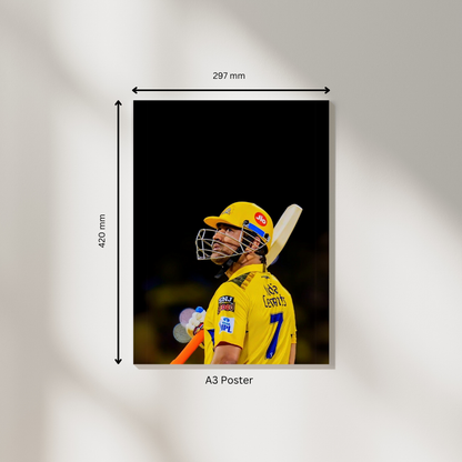 Dhoni #1 | Sports Posters