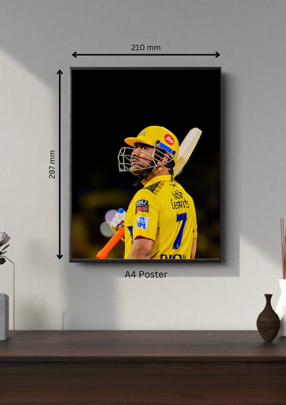 Dhoni #1 | Sports Posters