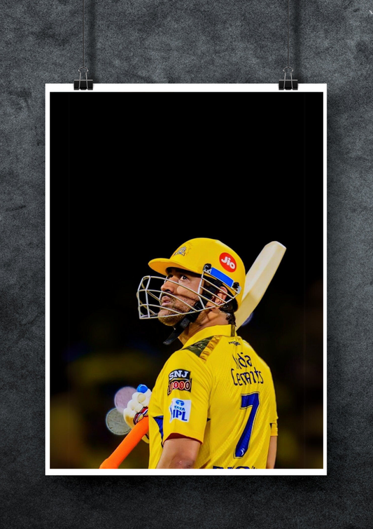 Dhoni #1 | Sports Posters