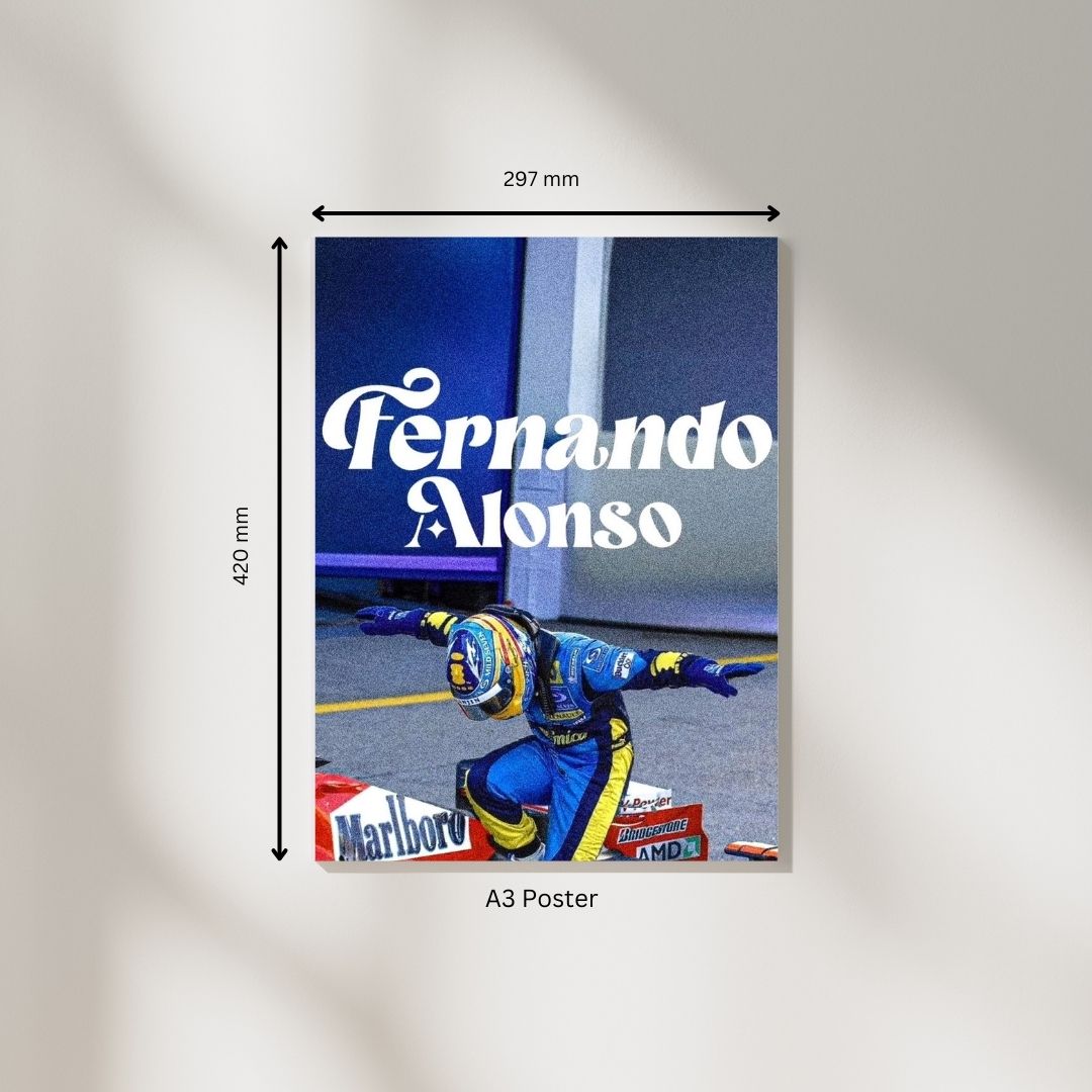 Fernando Alonso #2 | F1 Posters