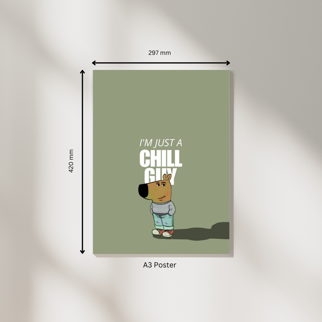 Chill Guy | Meme Poster