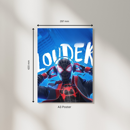 Miles Morales Spiderman | Movie Poster