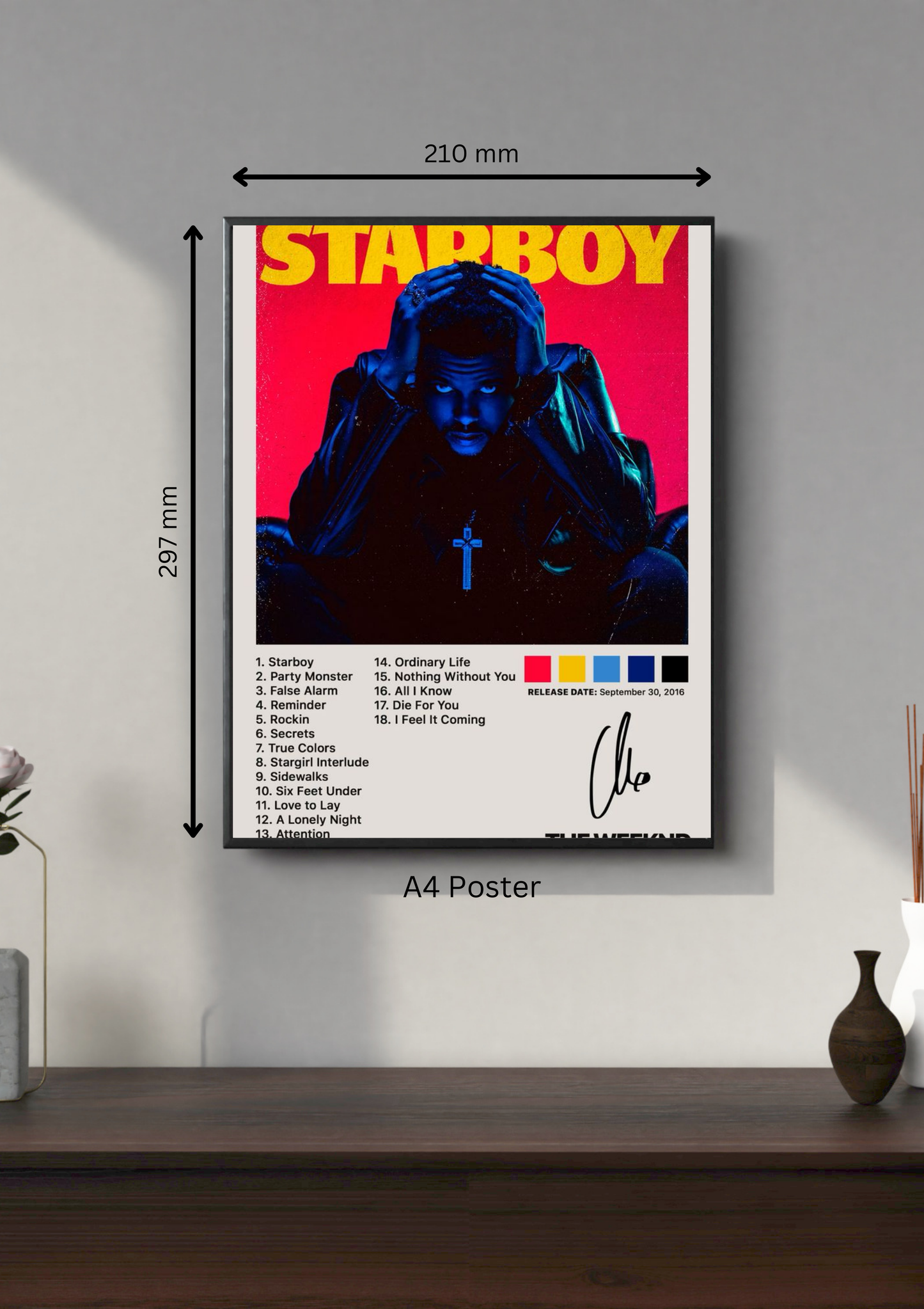 Weeknd Starboy | Artists Poster