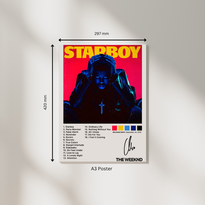 Weeknd Starboy | Artists Poster